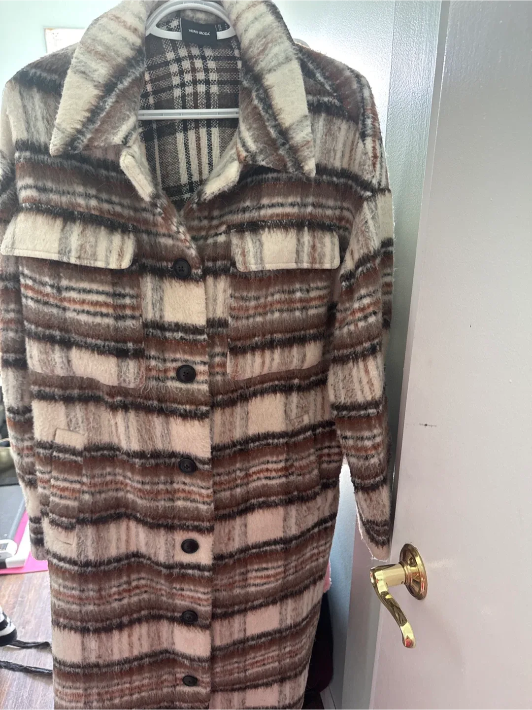Vero Moda Plaid Shacket thumbnail