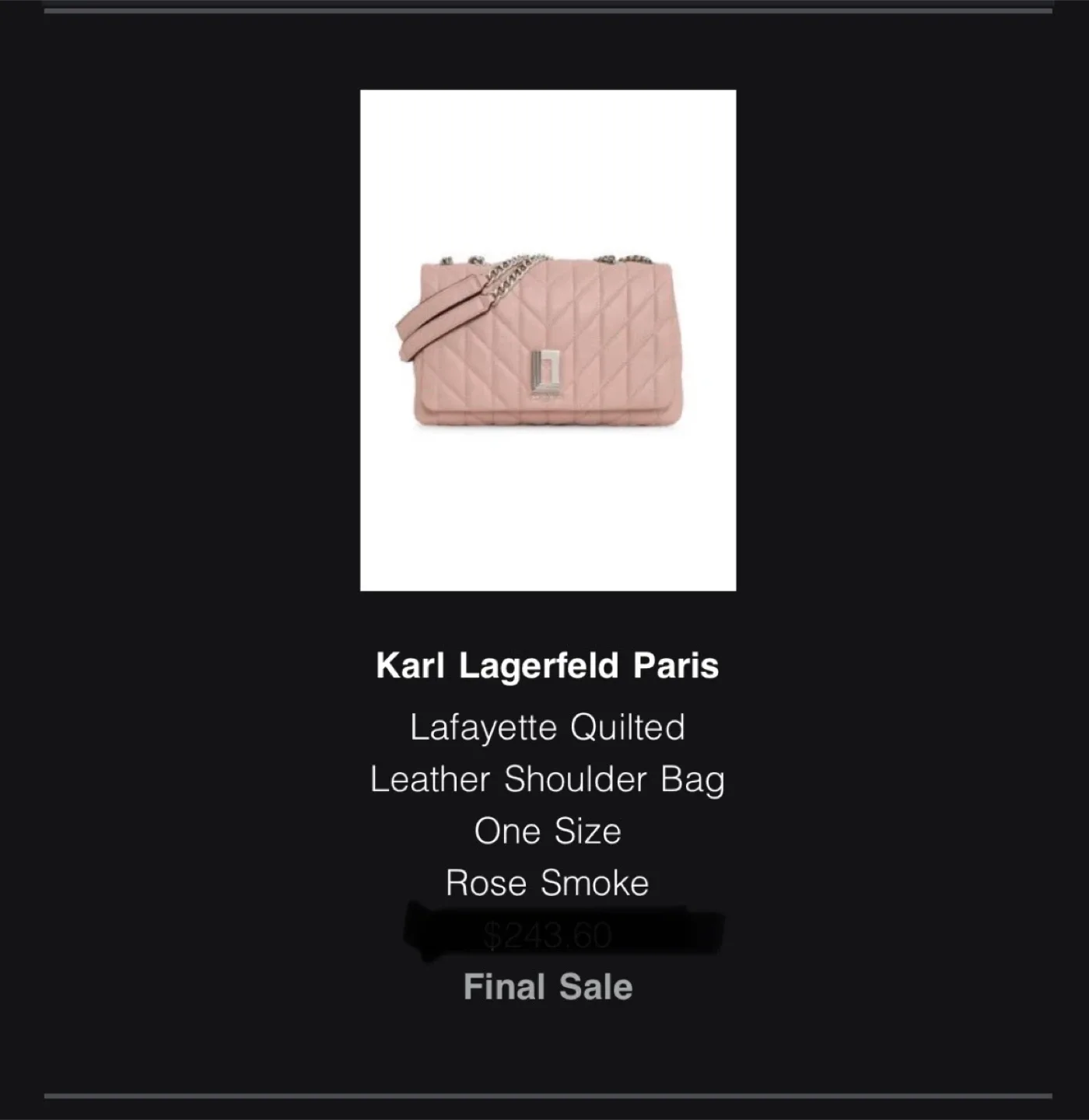 Karl Lagerfeld Lafayette Quilted Leather Shoulder Bag - New image indicator(3)