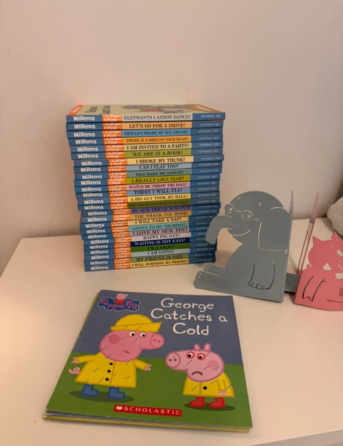 Lot of Elephant and Piggie Books & Peppa Pig Book