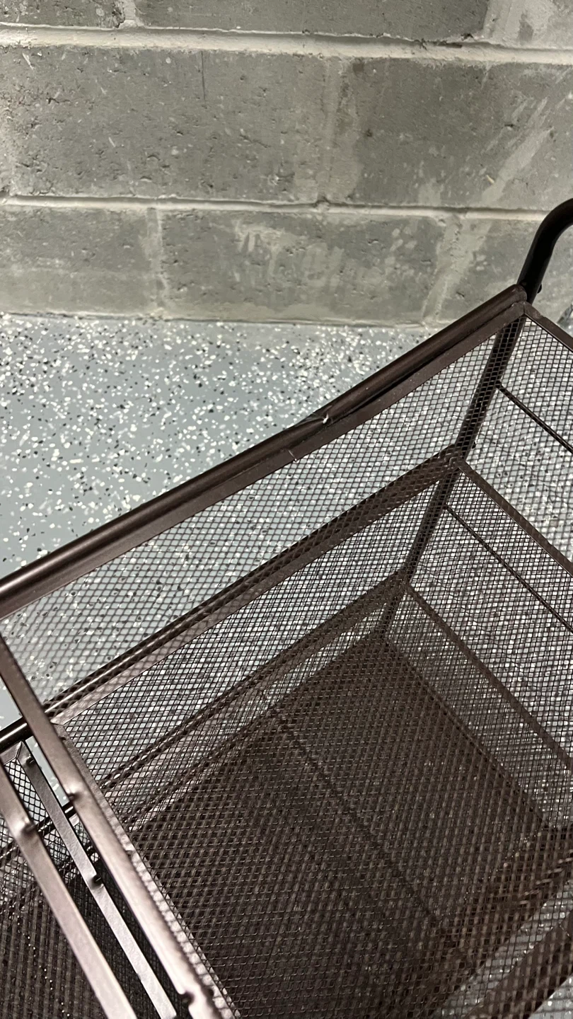 Brown Metal 4-Tier Shoe Rack - photo 3