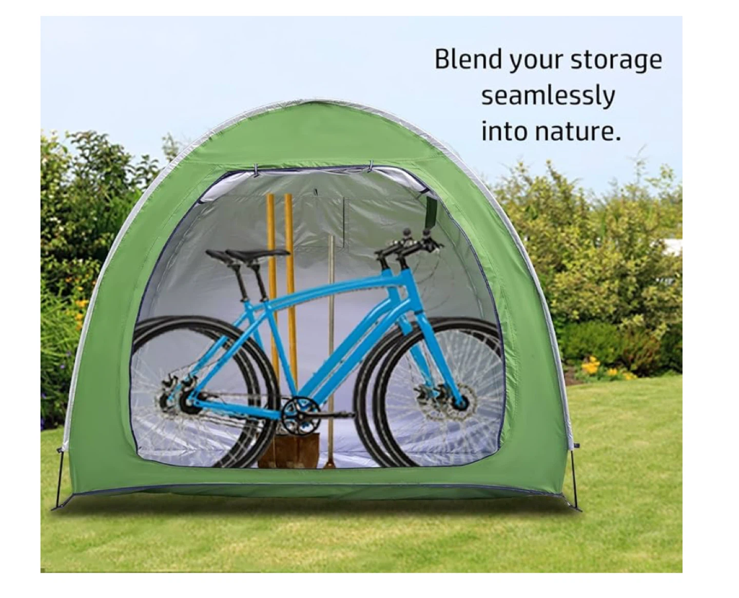 Green Bicycle Storage Tent - New! - photo 4