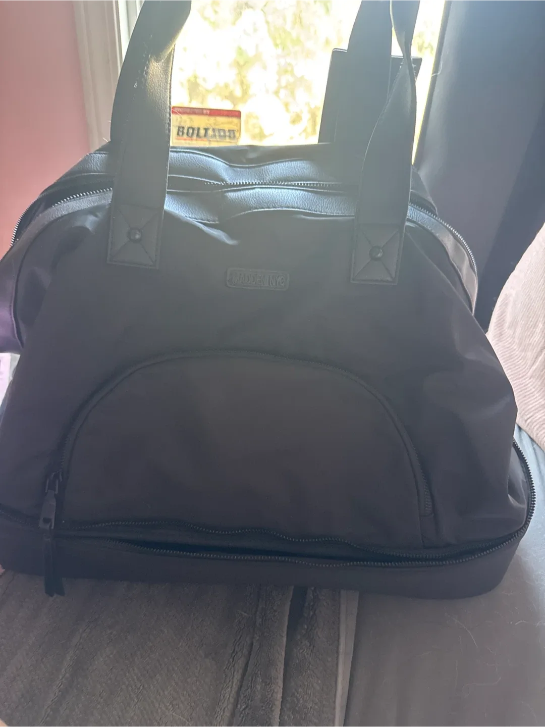 Madden NYC Black Duffle Bag thumbnail