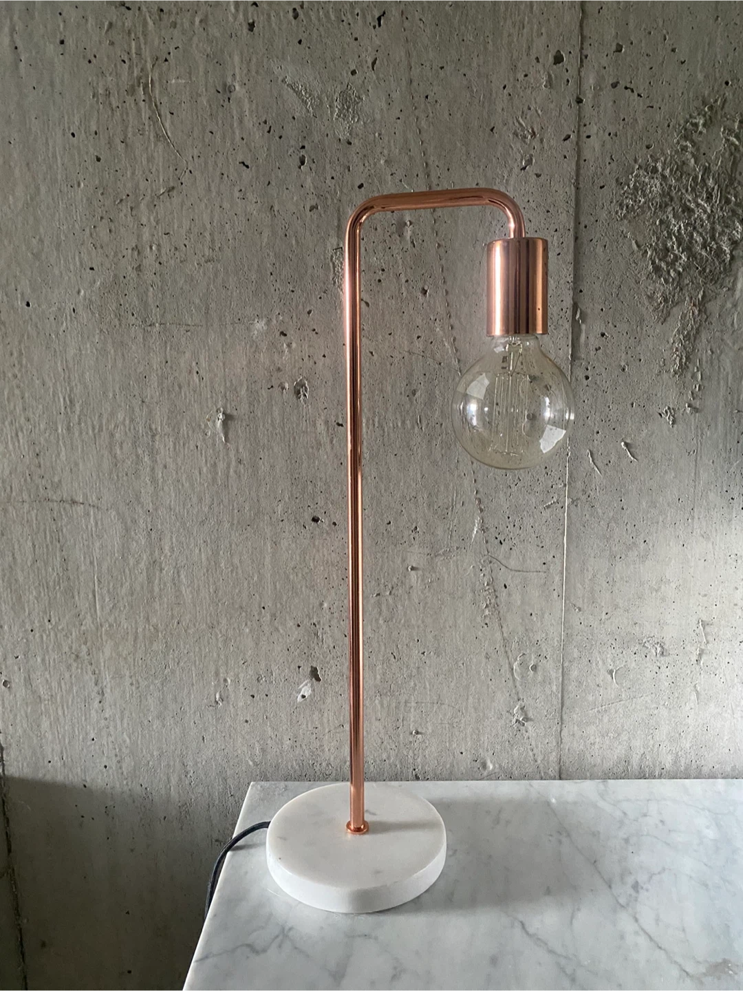 EQ3 Metro Table Lamp - Copper & Marble - photo 3