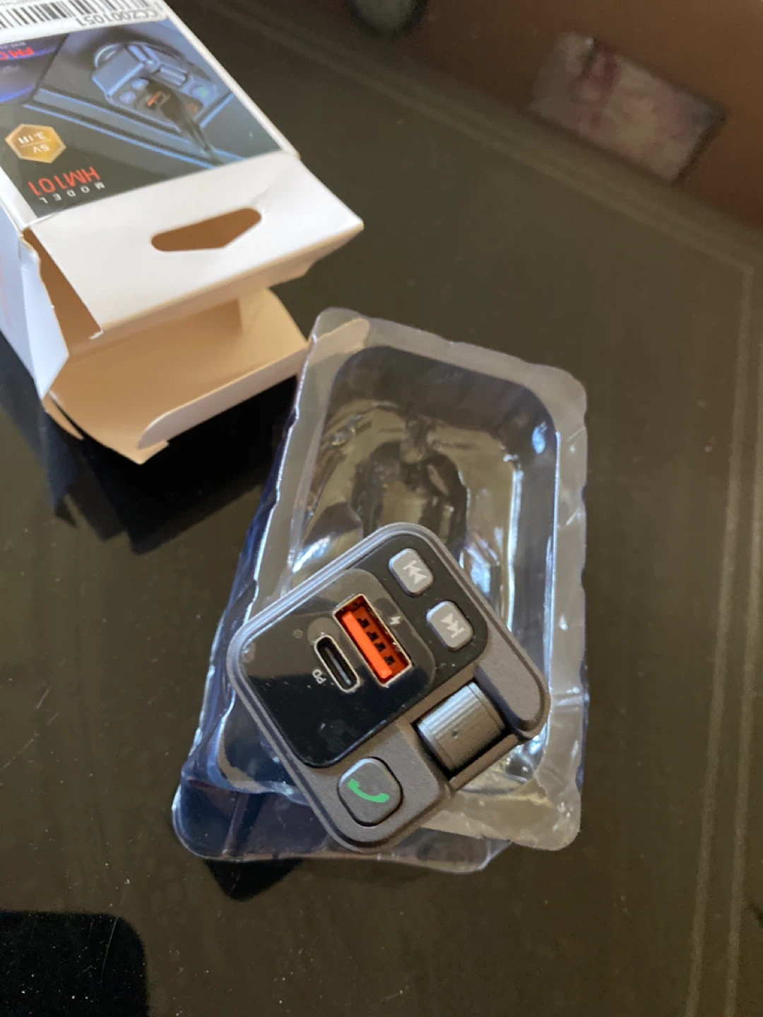 New HM101 FM Car Kit Wireless FM Transmitter - photo 5