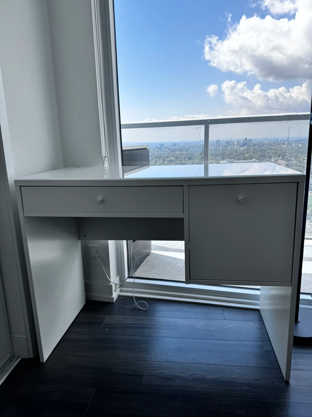 Ikea Dressing table with Glass Top