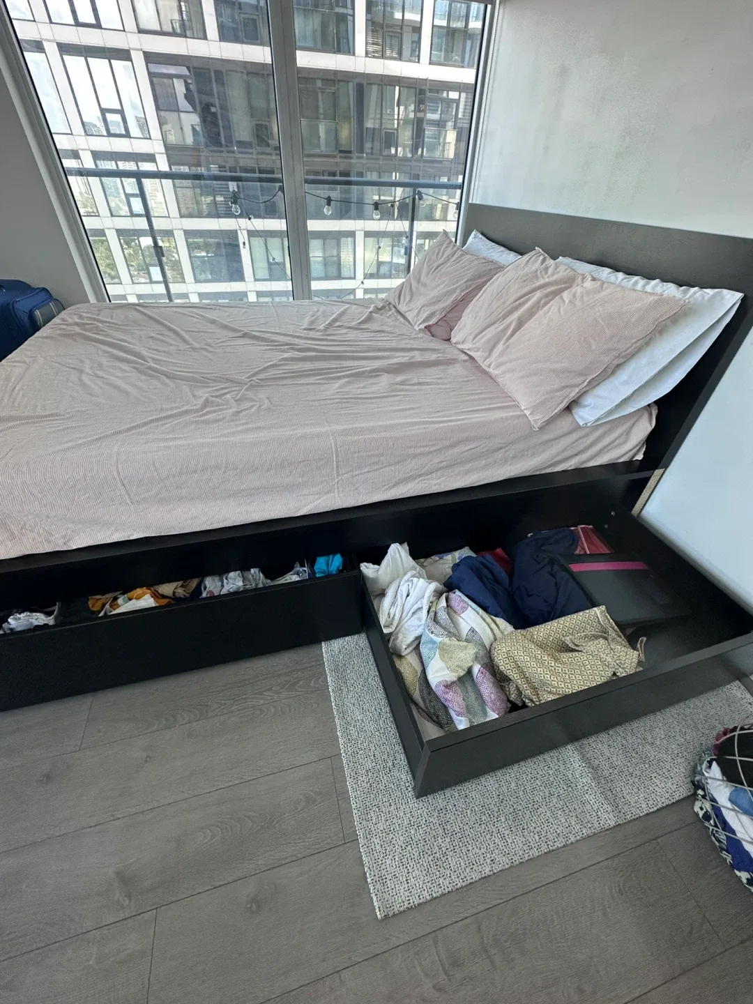 IKEA Malm Full Bed Frame with Storage image indicator(3)