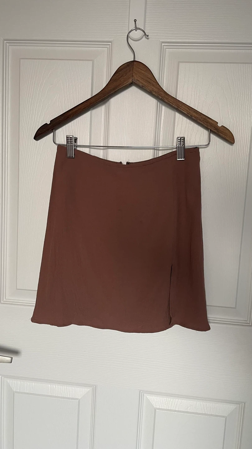 Sunday Best Brown Mini Skirt - Size 2