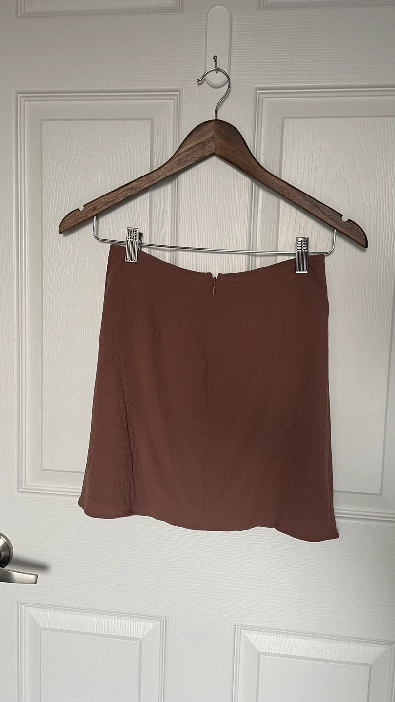 Sunday Best Brown Mini Skirt - Size 2 - photo 3