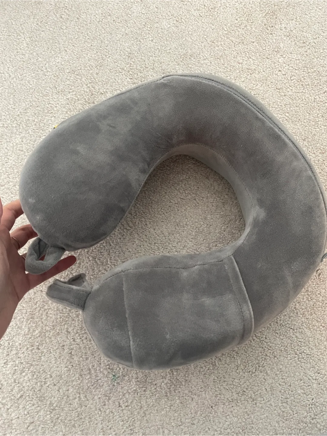 Travel Blue Grey Neck Pillow image indicator(2)
