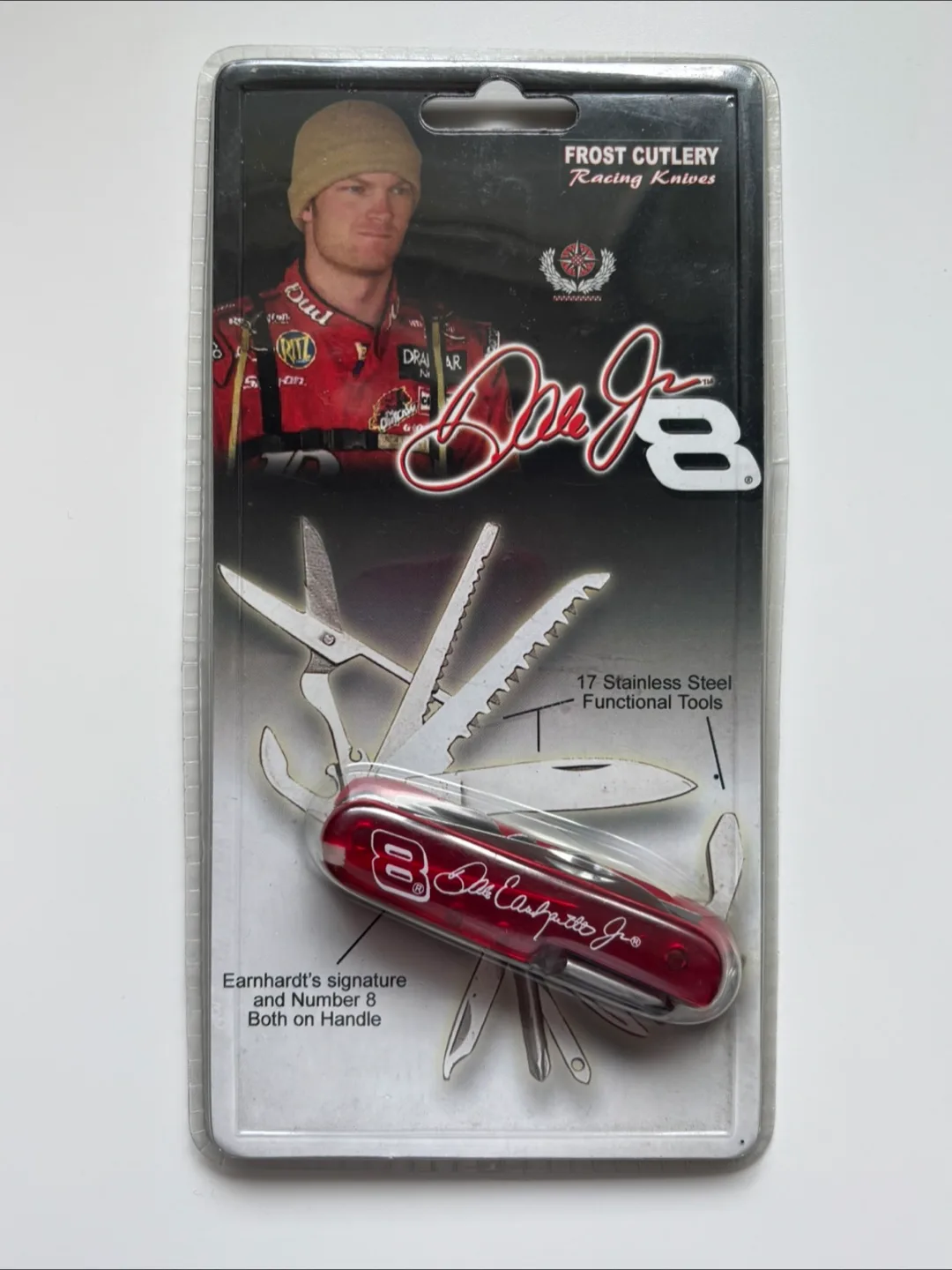 Frost Cutlery Dale Earnhardt Jr. Racing Knife - New! thumbnail