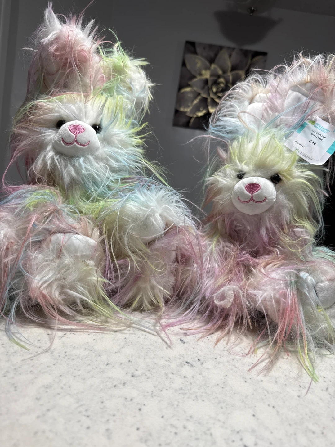 Build-A-Bear Pastel Rainbow Bunny Plush