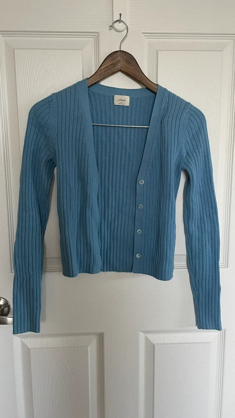 Wilfred Blue Cardigan, Size XS