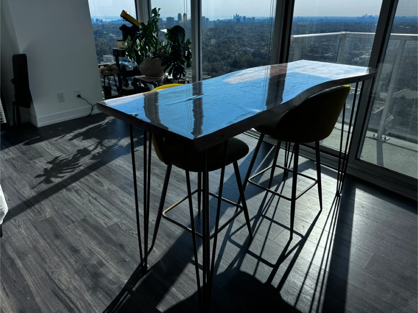 Structube Reno Real acacia wood table bar - photo 5