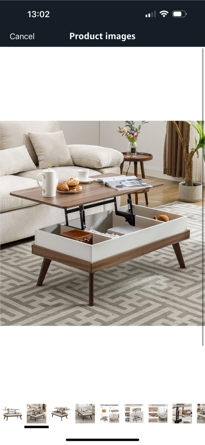 Multi-Functional Storage Lift Top Coffee Table