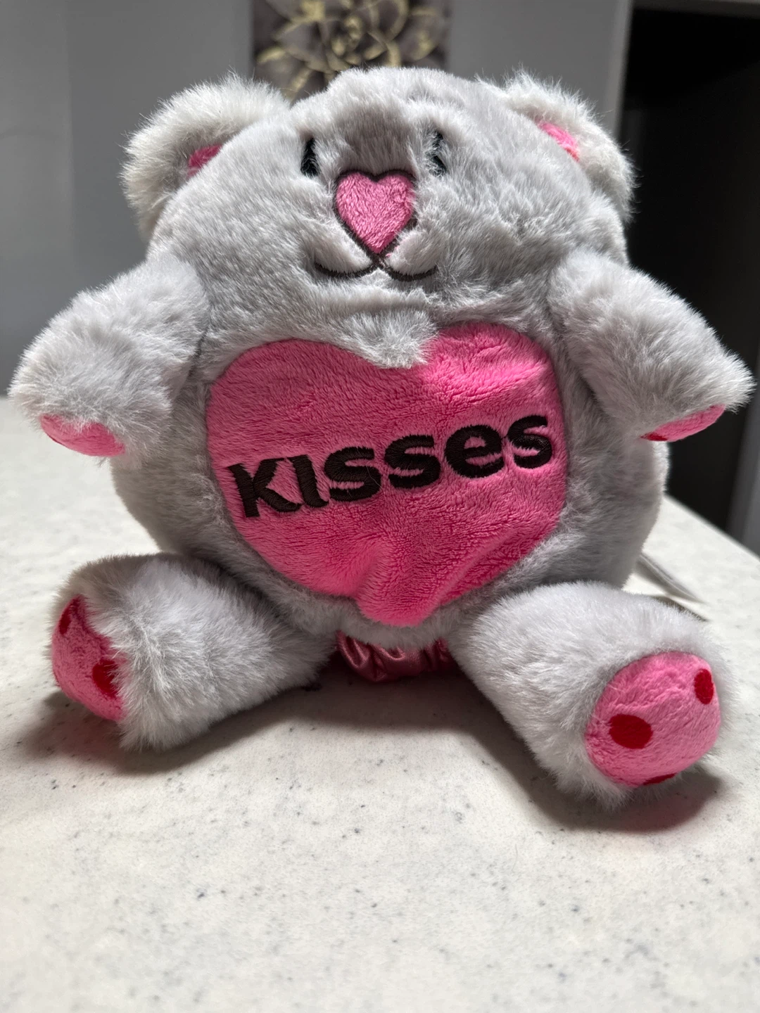 Kisses Plush Toy - Grey & Pink - photo 2