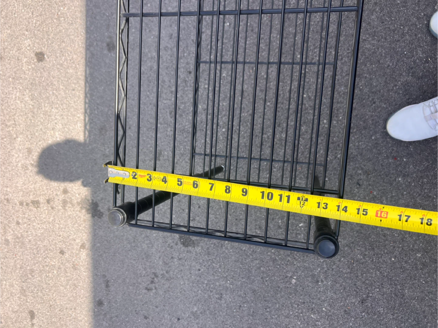 Black Wire Shelf - 35" Long x 14” Wide x 27” Tall - photo 5