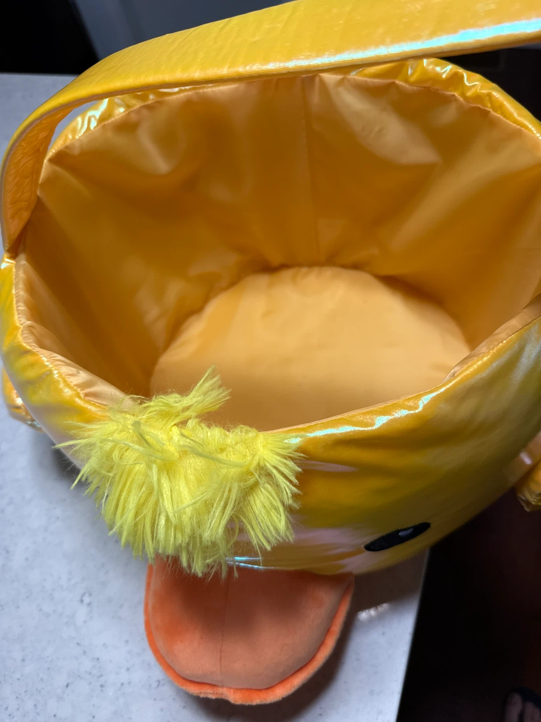 Yellow Duck Plush Bucket Bag - photo 2