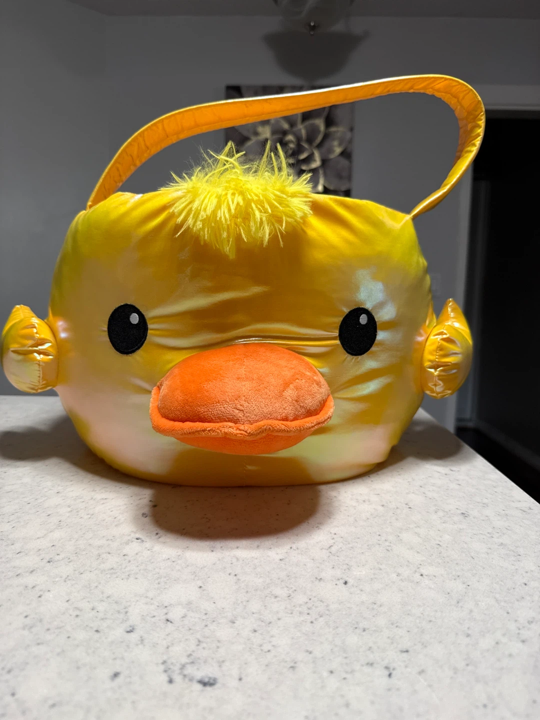 Yellow Duck Plush Bucket Bag