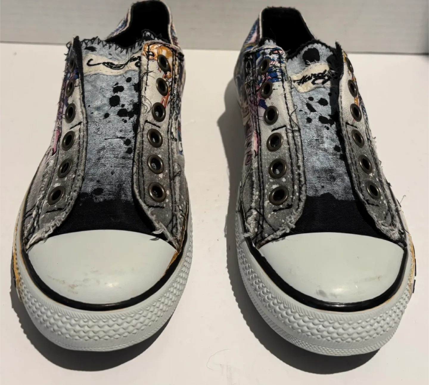 Vintage Ed Hardy Low-Top Sneakers - Size 5 image indicator(3)