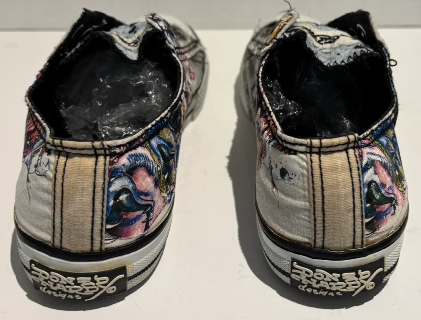 Vintage Ed Hardy Low-Top Sneakers - Size 5 image indicator(5)