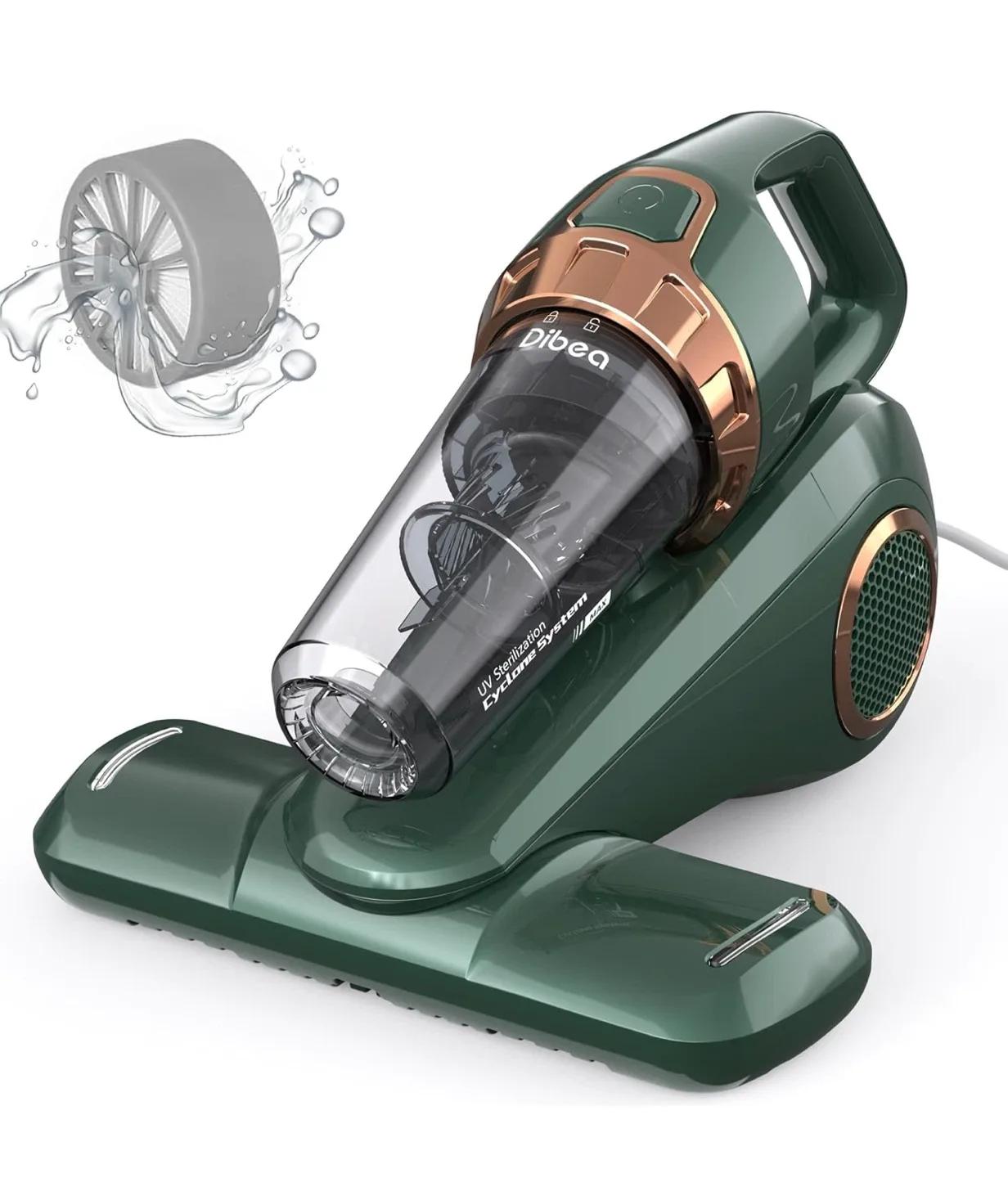 DIBEA UV Corded Handheld Vacuum Cleaner thumbnail
