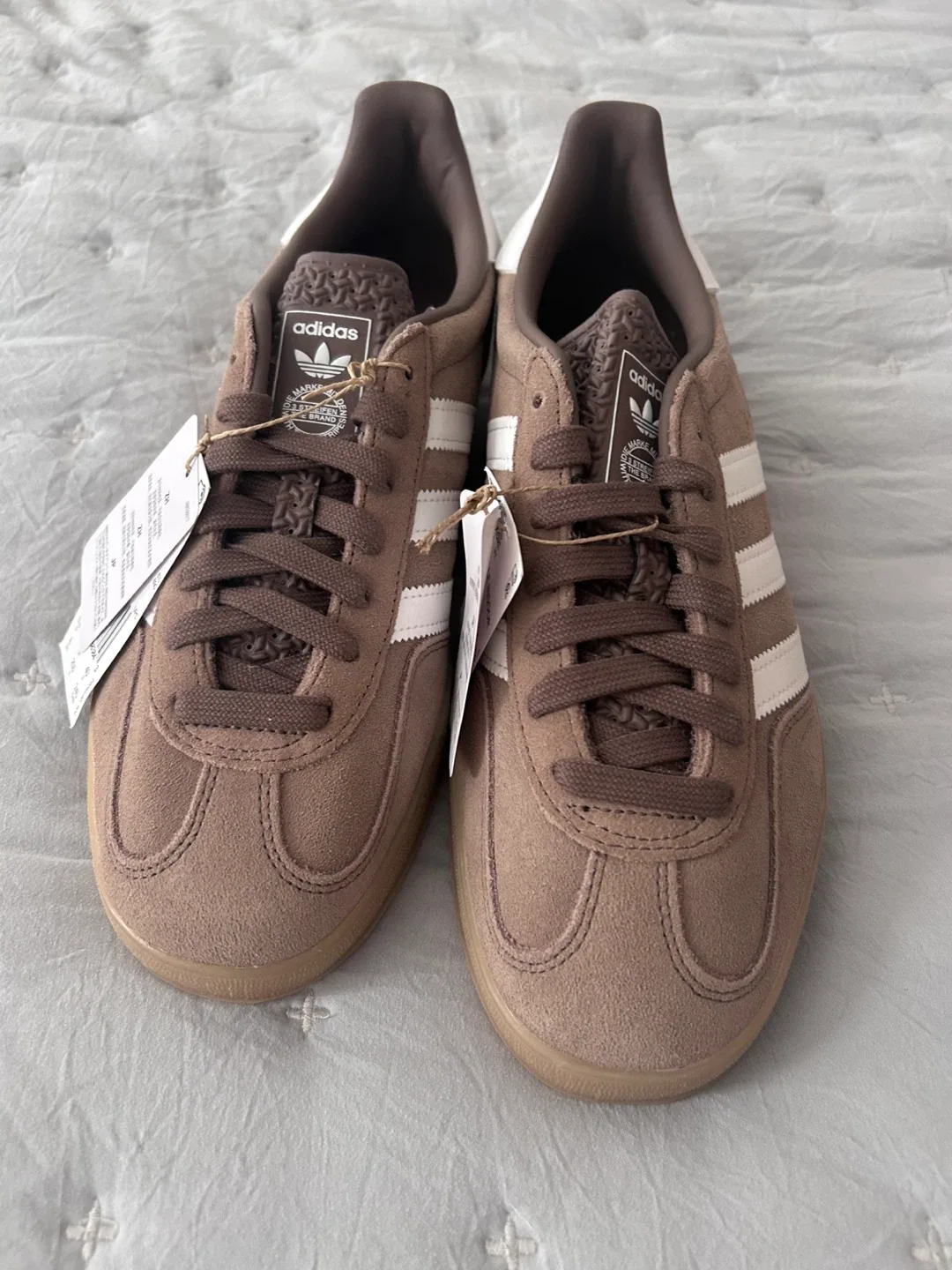 New Adidas Gazelle Shoes - Brown Suede image indicator(5)