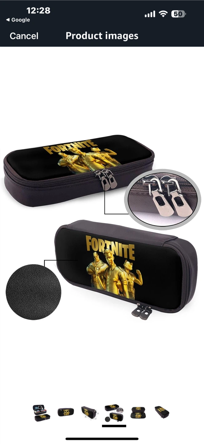 NEW Fortnite Pencil Case - Black - photo 4