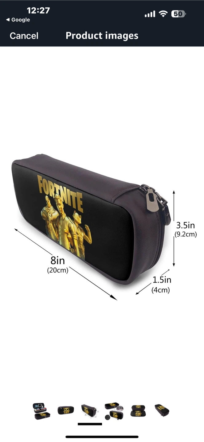 NEW Fortnite Pencil Case - Black - photo 3