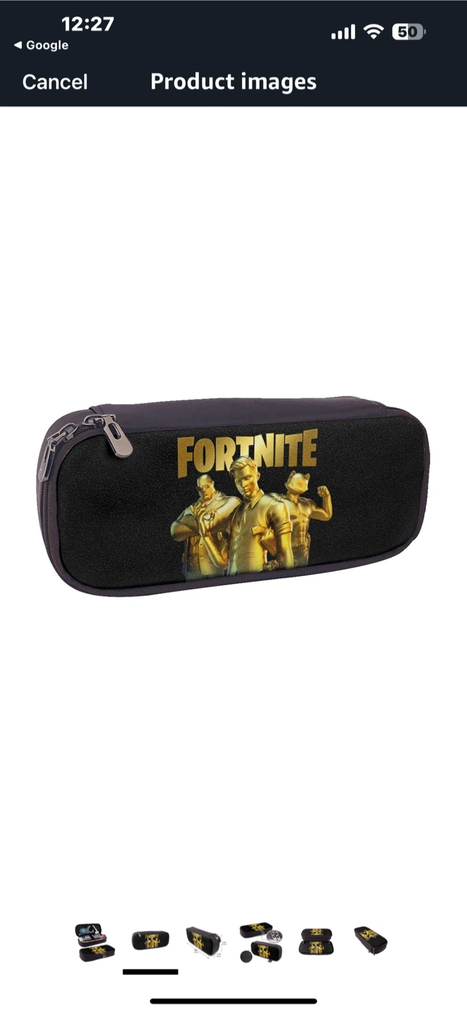 NEW Fortnite Pencil Case - Black - photo 2