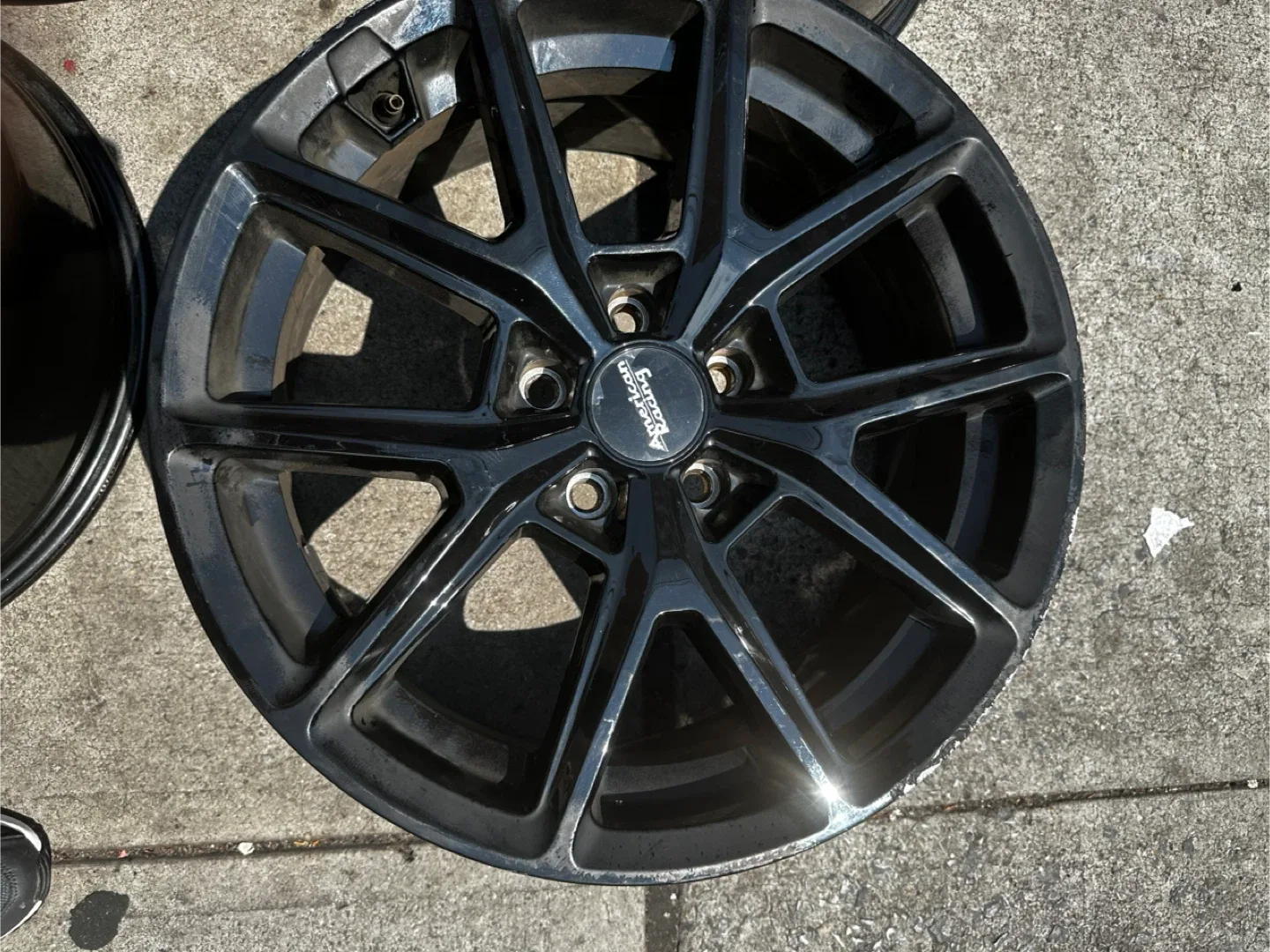 American Racing Black Wheels - Set of 4 image indicator(2)