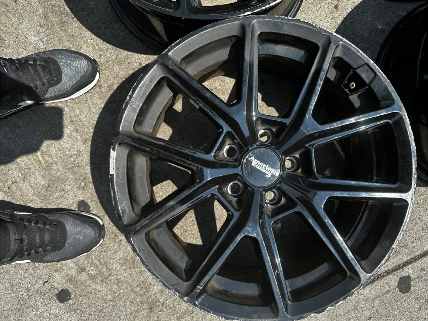 American Racing Black Wheels - Set of 4 image indicator(3)