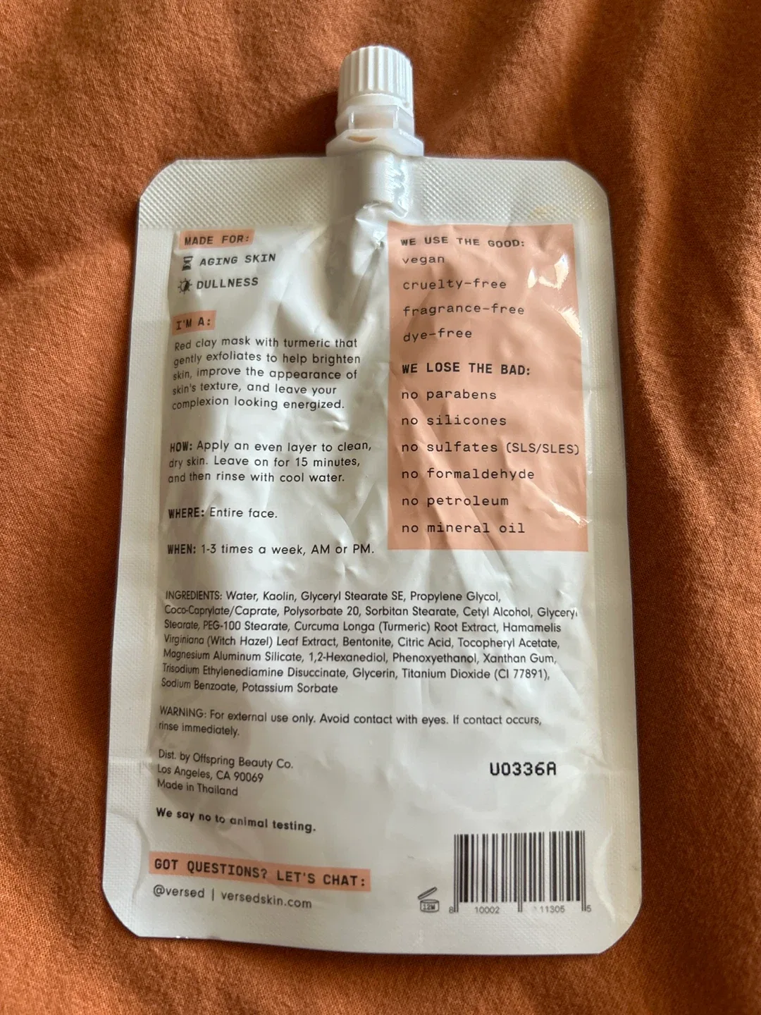 Brightening Tightening Mask (Slightly Used) image indicator(2)