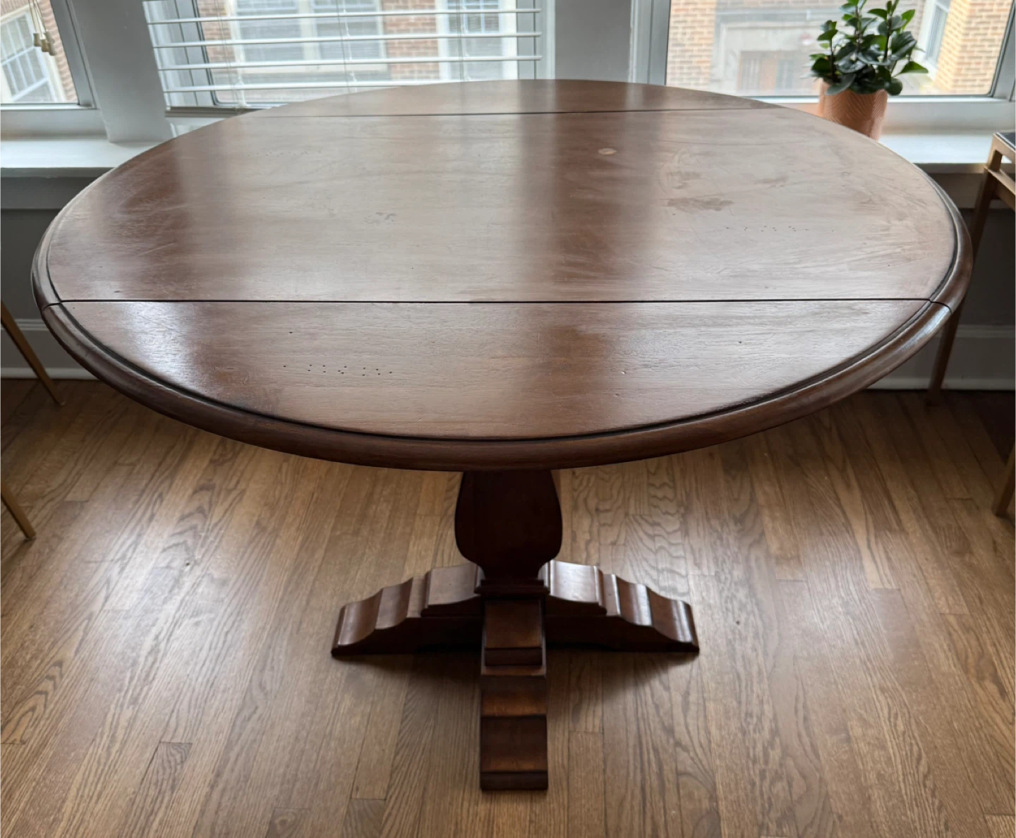 Round Wooden Dining Table
