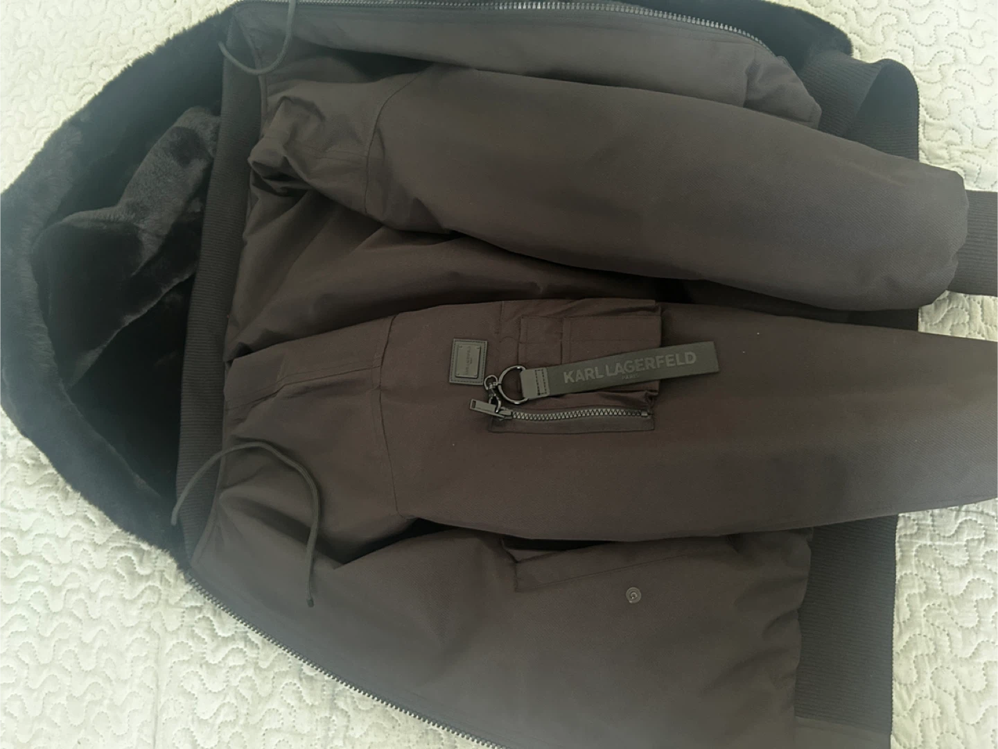 Karl Lagerfeld Faux Fur Reversible Jacket - photo 5