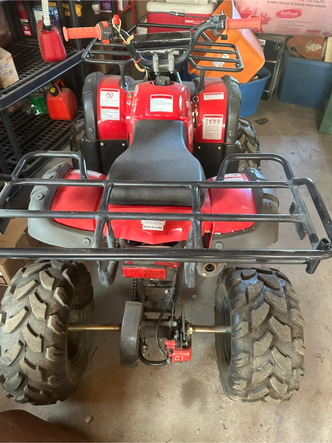 Red ATV  kids - almost new - photo 4