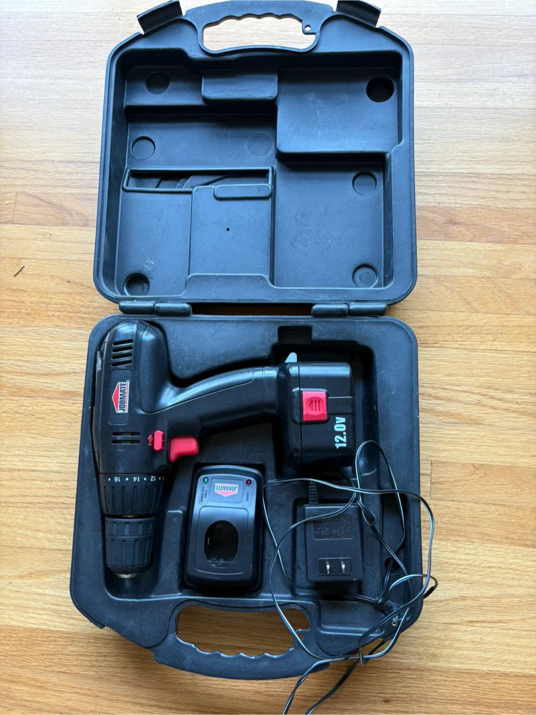 Jobmate 12.0V Cordless Drill with Case thumbnail