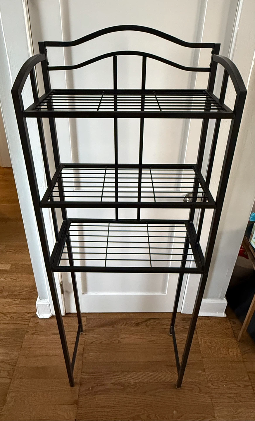Black Over-the-Toilet Bathroom Shelf - photo 2