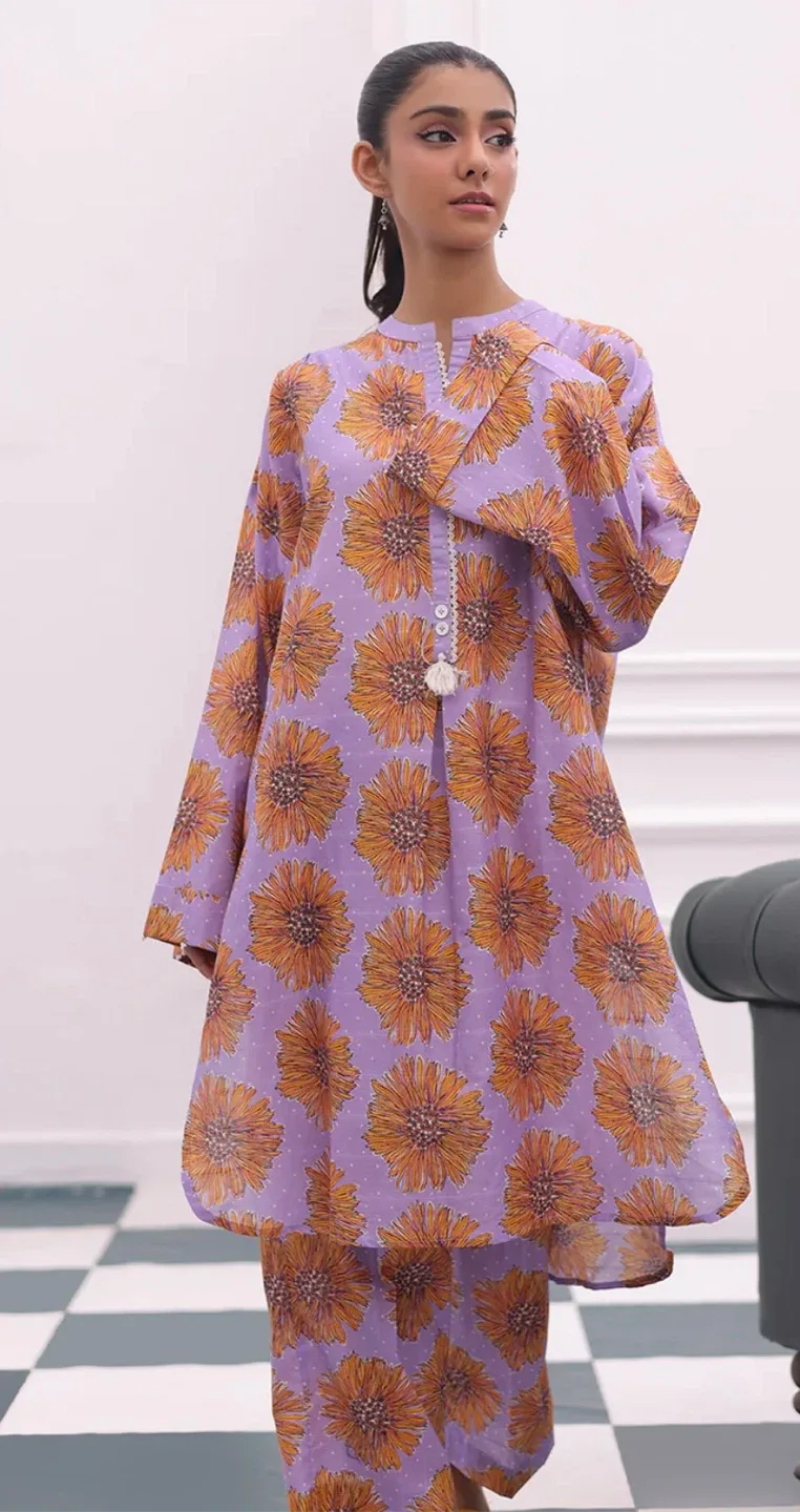 Zullbury Floral Print Kurta Set thumbnail