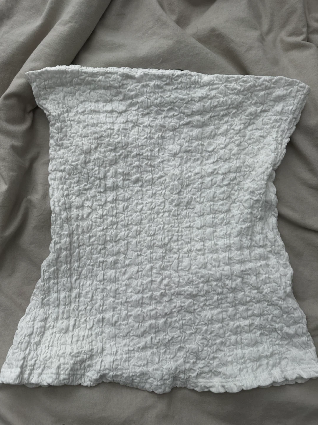 Zara White Textured Top - photo 2