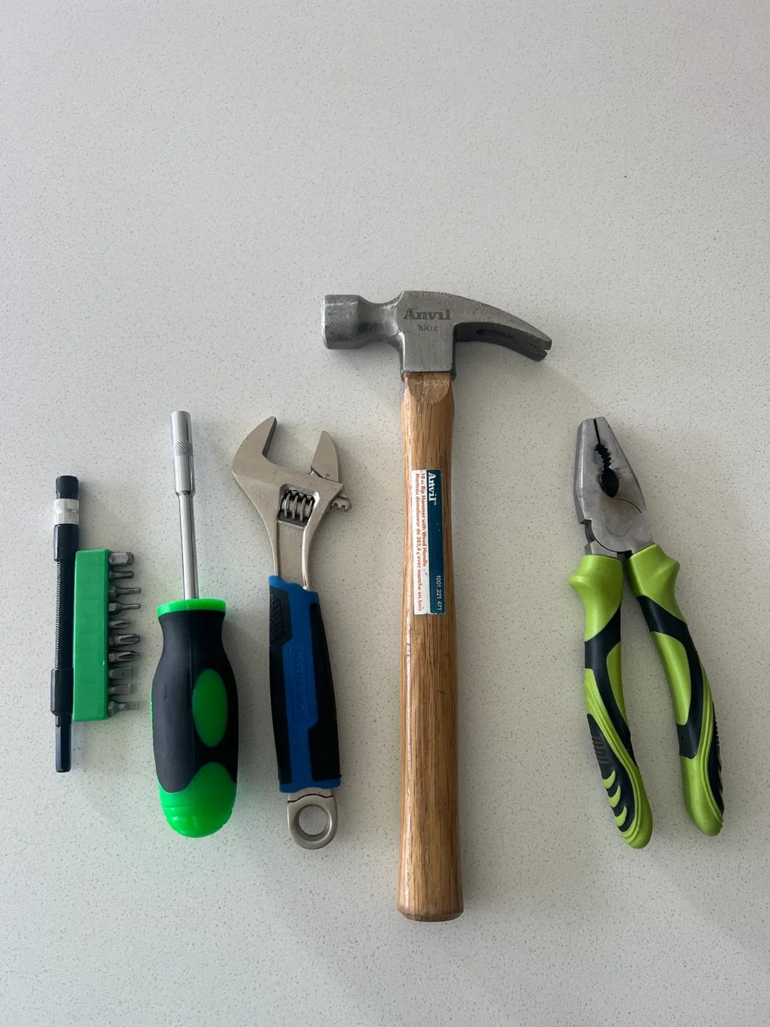 Mixed Tools Set - Hammer, Wrench, Plier, Screwdriver thumbnail