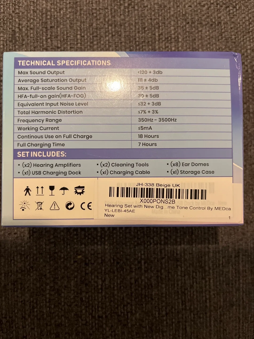 New MEDCA Hearing Amplifier - Beige image indicator(3)