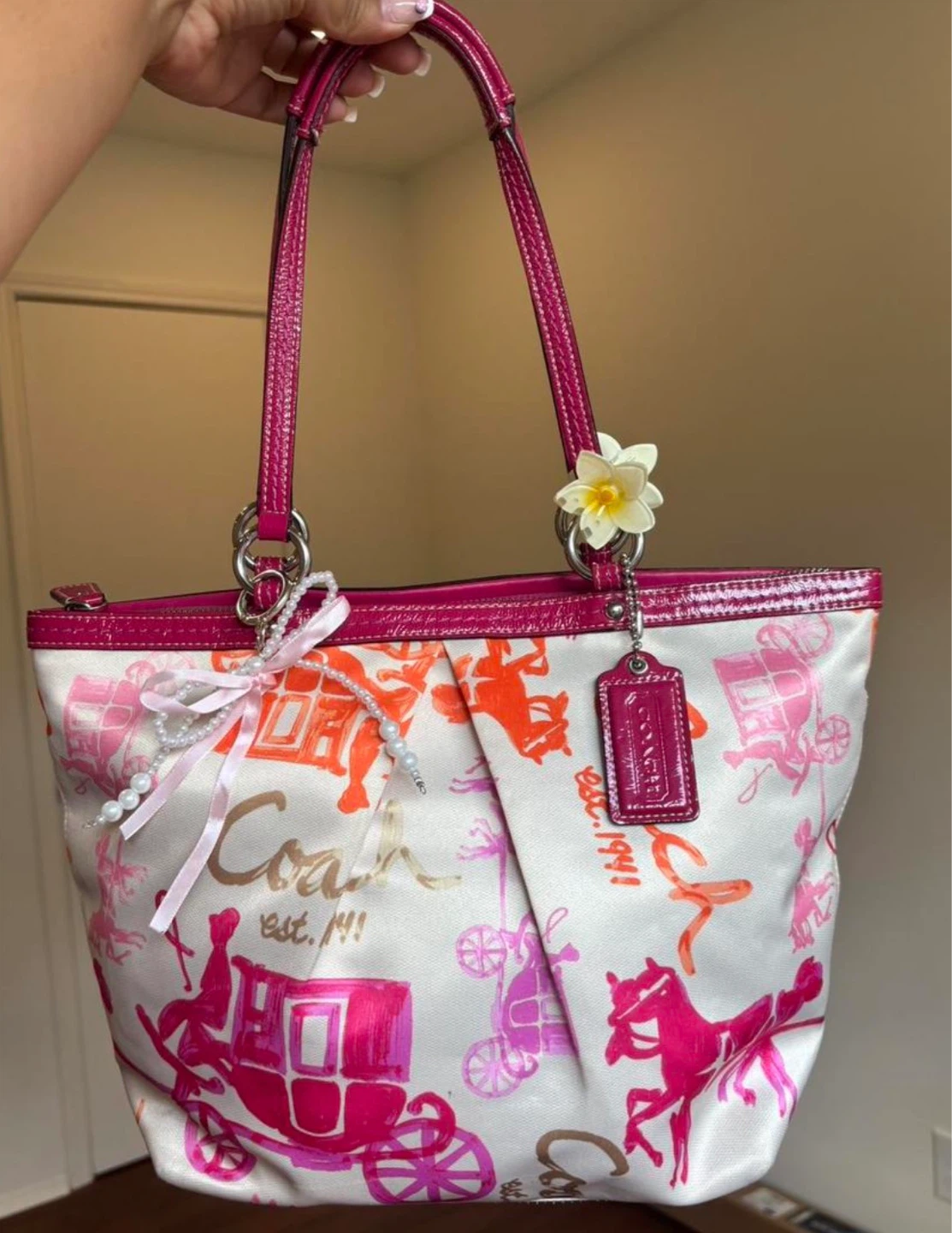 Coach Horse and Carriage Tote Bag