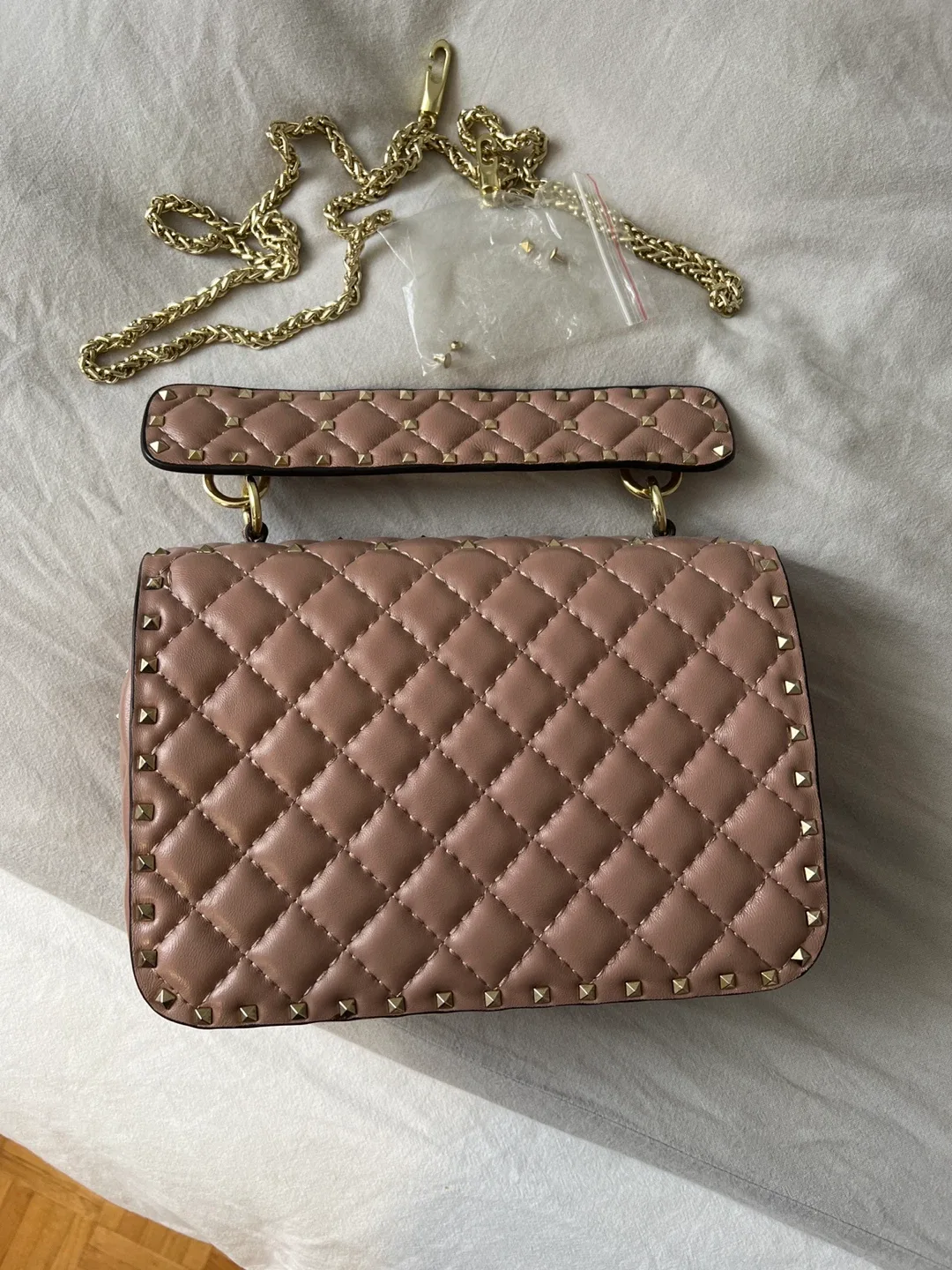 Quilted Real Leather Top Handle Bag image indicator(2)