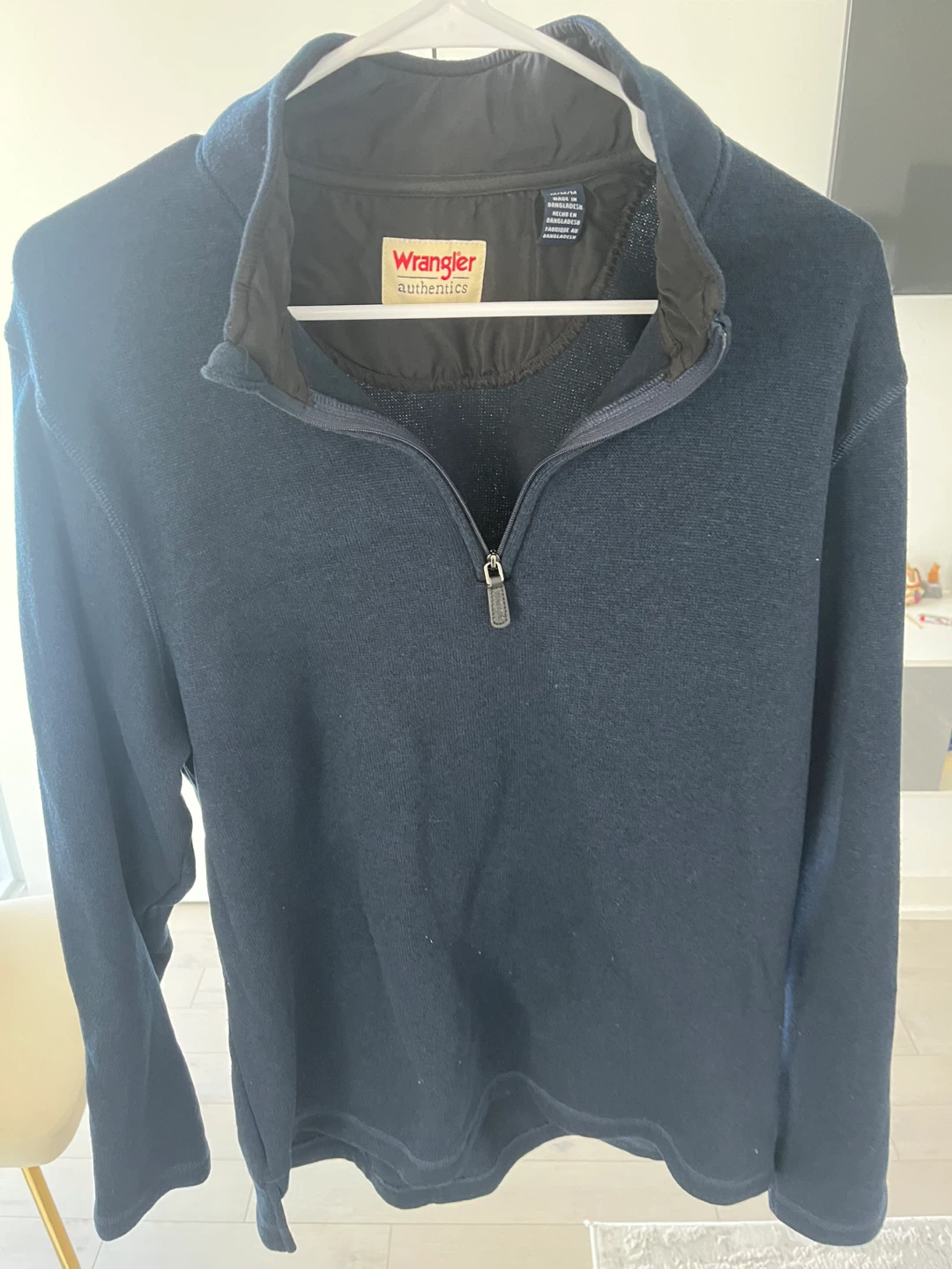 Wrangler Authentics Quarter Zip Pullover - M