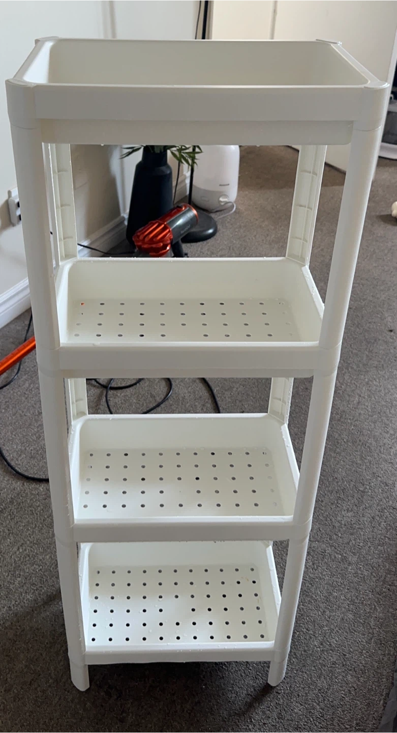 IKEA VESKEN White Shelf Unit(MOVEOUT SALE) - photo 3
