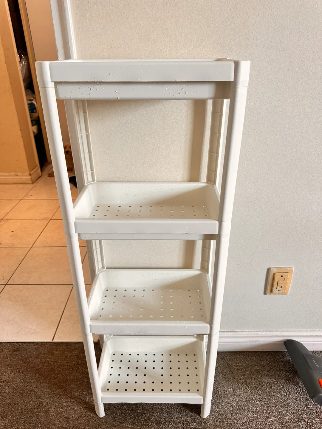 IKEA VESKEN White Shelf Unit(MOVEOUT SALE) thumbnail