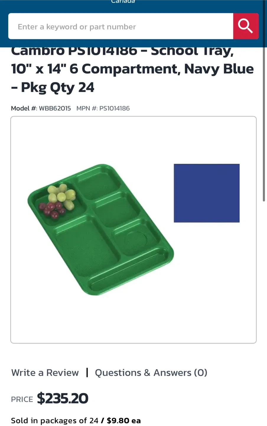 Cambro  Food Trays - Lot of 8 image indicator(6)