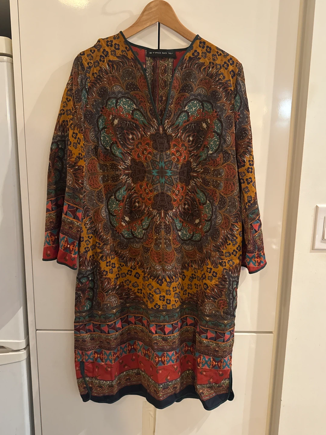 Vintage Quiet Luxury Etro Dashiki Dress - photo 2