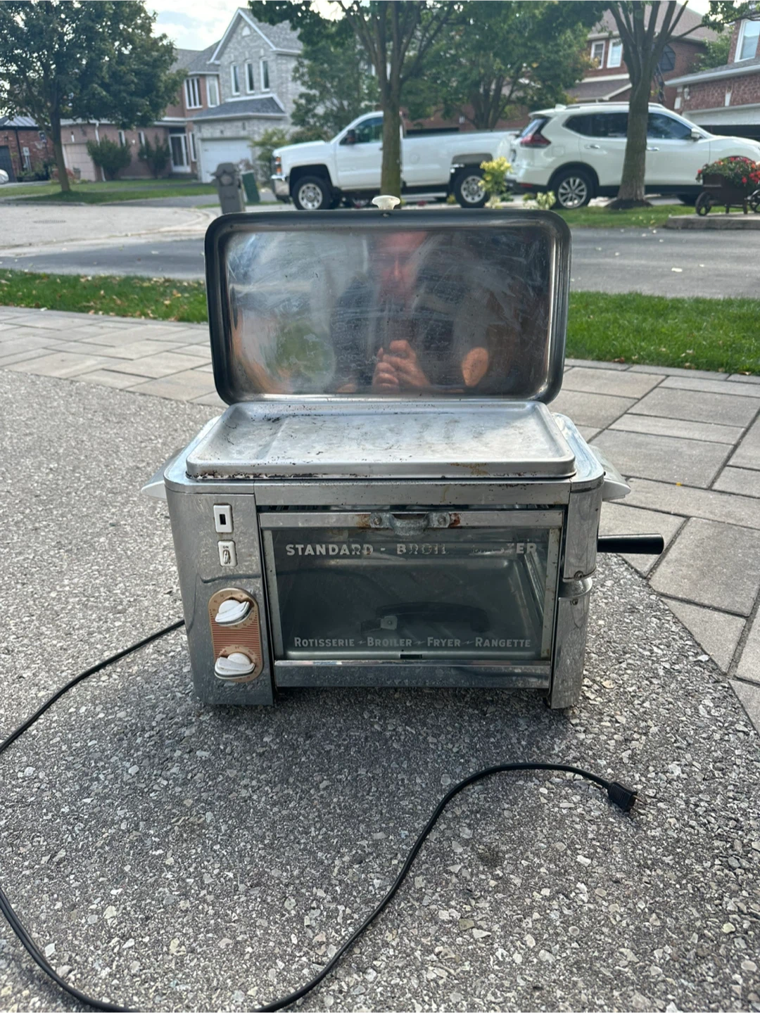 Vintage Standard Broil Rotisserie Broiler Fryer Rangette