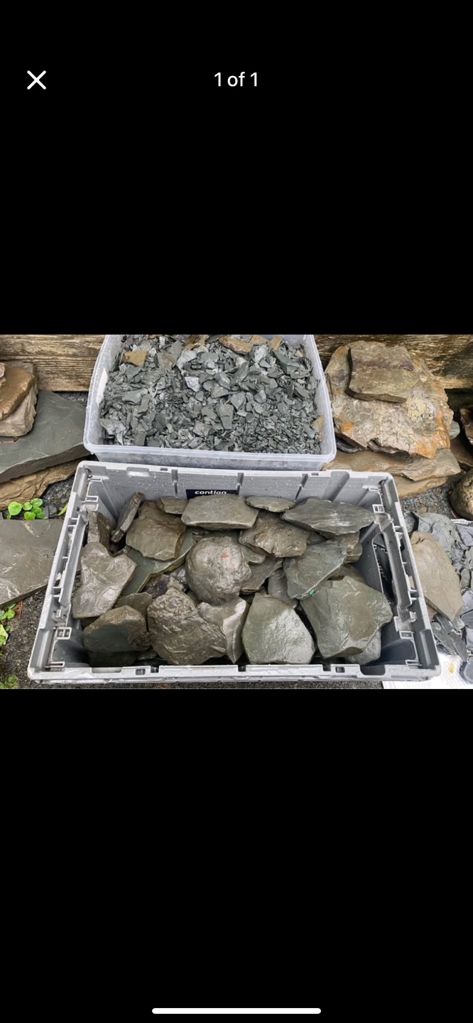 Slate rocks and micro slate rocks $10 for 5kg